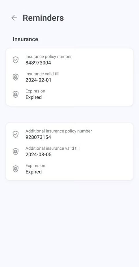 Reminders