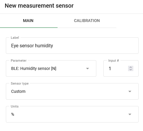 Setting up the BLE humidity sensor